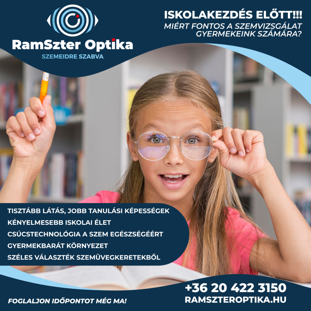 RamSzter Optika - Dunaújváros - ISKOLAKEZDÉS - Szemvizsgálat